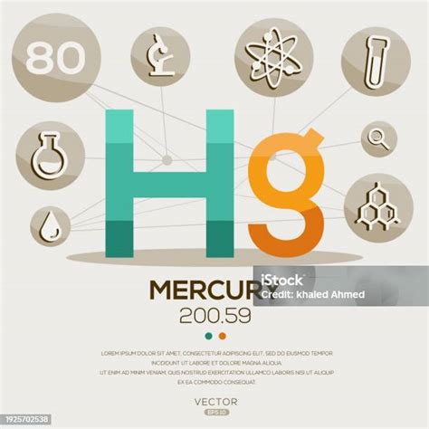 Hg The Periodic Table Element Stock Illustration - Download Image Now ...