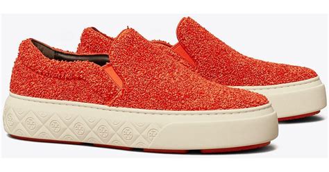 Tory Burch Ladybug Slip On Sneaker In Red Lyst