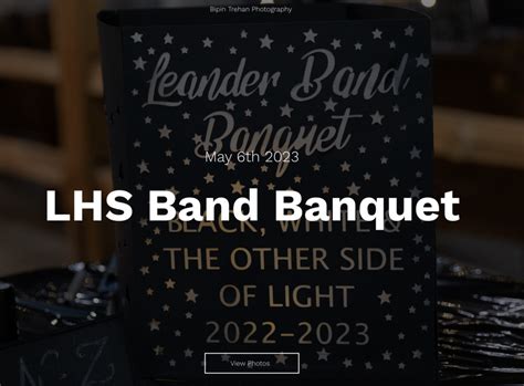 Photo Galleries – Leander Band