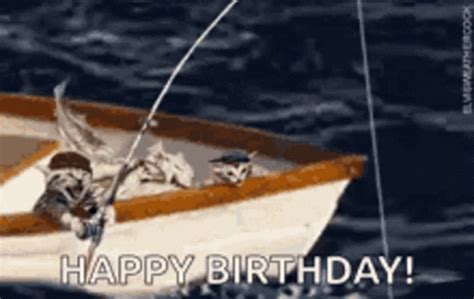 Fishing Birthday GIF - Fishing Birthday Wishes - Discover & Share GIFs