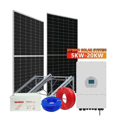 Namkoo Kw Hybrid Solar System Off Grid Syst Me Solaire W W