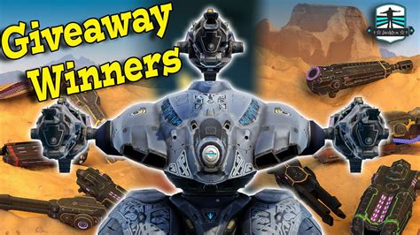 War Robots Demeter Boss Mode New Giveaway Winners YouTube