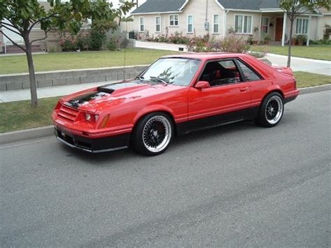 Red Foxbody Mustang Fox Body Mustang Ford Mustang Shelby Ford