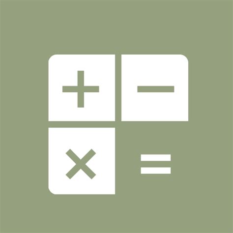 Sage Green App Icons Aesthetic Calculator