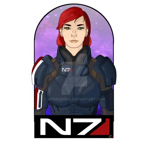 Commander J Shepard Femshep By Vipersword On Deviantart