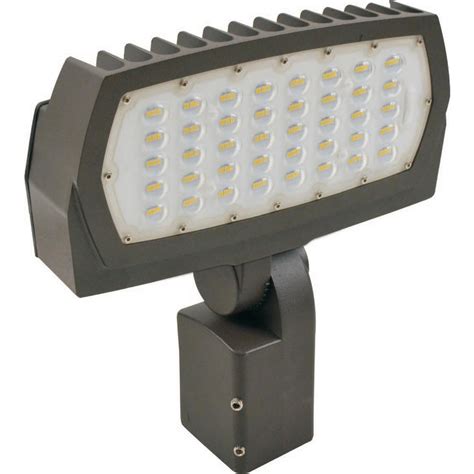 Halco Lighting Technologies 250 Watt Equivalent Line Voltage Bronze Outdoor Integrated Led Med