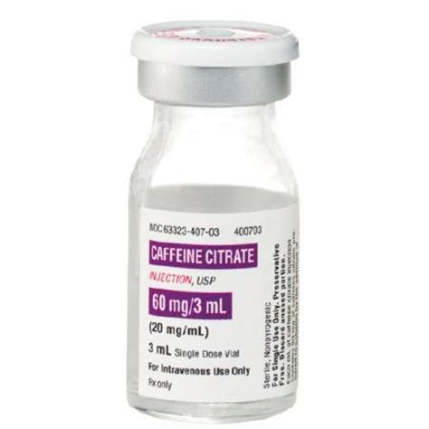 Respiratory Central Nervous System Stimulant Caffeine Citrate