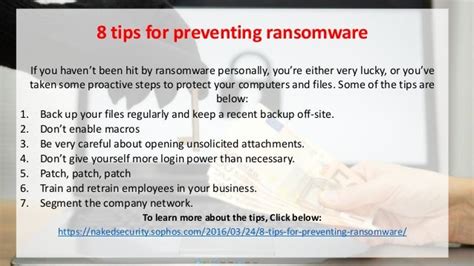 Ransomware And Tips To Prevent Ransomware Attacks