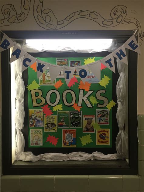 Back To School Library Bulletin Boards School Back To School