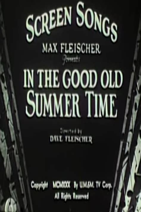 In the Good Old Summertime (1930) - Posters — The Movie Database (TMDB)