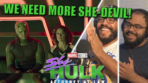 SHE HULK SMASHED DAREDEVIL Ribbit And Rip It She Hulk 1x8