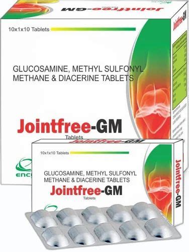 Diacerein Glucosamine Sulphate Msm Tablet Mg At Rs Stripe In Hisar