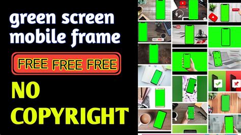 How To Download Free Green Screen Mobile Frame No Copyright🔥 Youtube