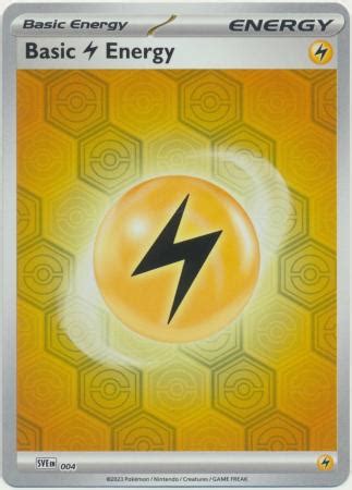 Basic Lightning Energy Scarlet Violet Energies Reverse Holo