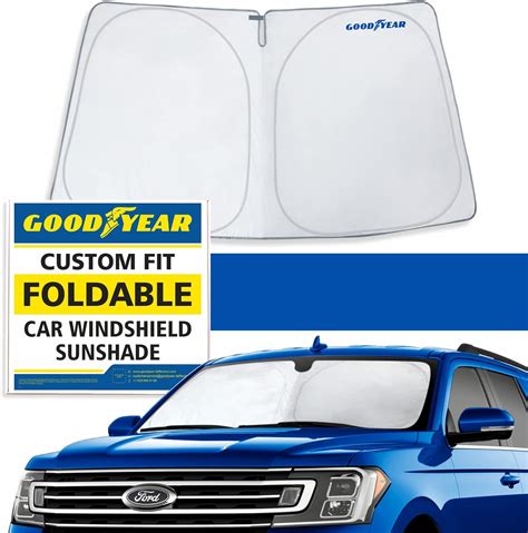 Amazon Goodyear Foldable Windshield Sun Shade For Ford Expedition