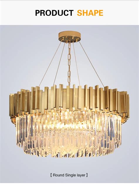 Lustre De Led Moderno K9 Lustre De Led Moderno 8 Luzes Douradas E