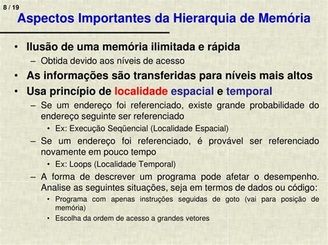 PPT Introdução à Hierarquia de Memória PowerPoint Presentation free