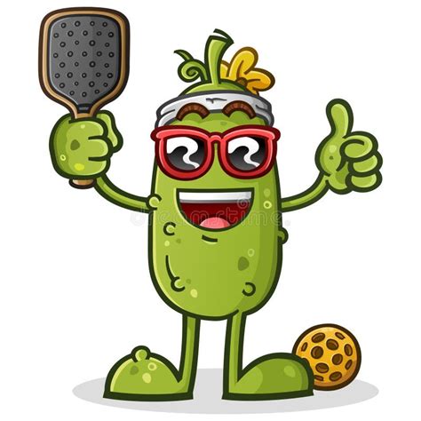 Thumbs Up Pickle Stock Vector Illustration Of Happy 22322932