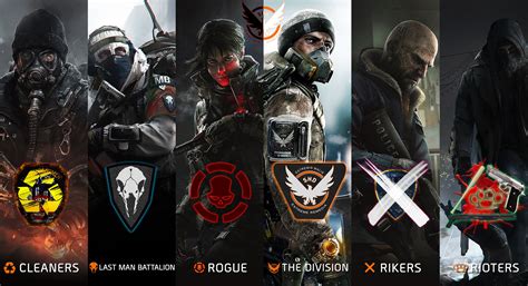 Artstation The Division Factions