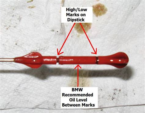 Oil Dip Stick Markings Bimmerfest Bmw Forum