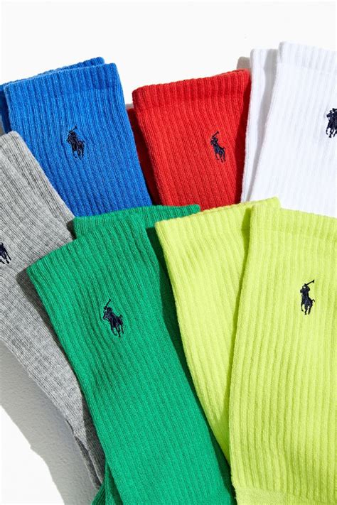 Polo Ralph Lauren Colorful Crew Sock 6 Pack