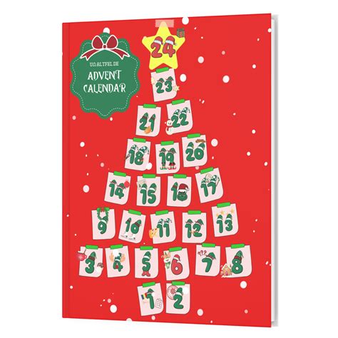 Calendar Advent Model Craciun Rosu 70 Pagini Anaisha Book