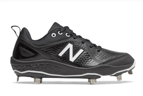 New Balance Fresh Foam Velo 2 Fastpitch Metal Cleats Smvelok2 Black Black Bagger Sports