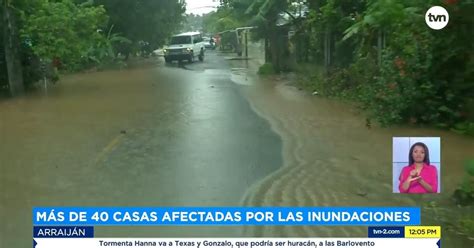 Al menos 64 viviendas afectadas por inundaciones en Panamá Oeste