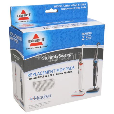 Bissell Steam And Sweep Replacement Mop Pads With Microban