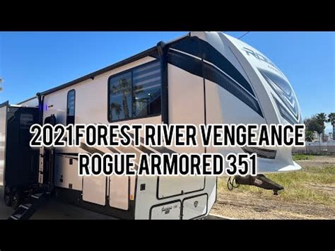 2021 Forest River Vengeance Rogue Armored 351 5th Wheel Garage Model