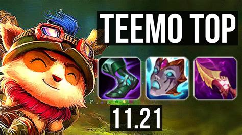 TEEMO Vs JAYCE TOP Rank 2 Teemo 2 6M Mastery 800 Games 11 3 7