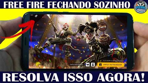 VAZOU Como Resolver O Problema Do FREE FIRE Fechando Sozinho No Meio