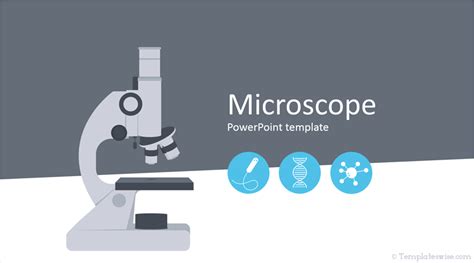 Free Microscope Concept Slides Powerpoint Template Designhooks Free Power Point Template Ppt