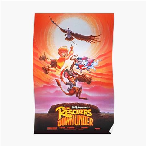 "The Rescuers Down Under" Poster for Sale by bettygiles | Redbubble