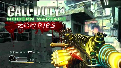 ZOMBIES IN CoD4 Reign Of The Undead Mod Call Of Duty 4 Modern