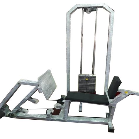 Black And Silver Automatic Seated Leg Press Machine For Gym Size