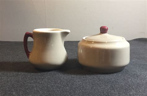 Elegant Vintage Sterling China Sugar Bowl And Creamer Set