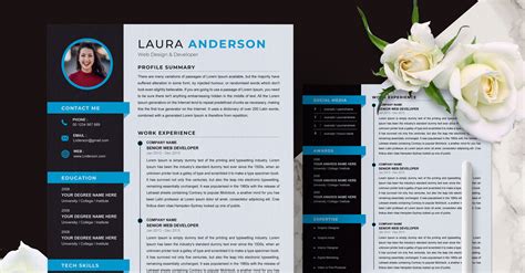 Anderson Resume Cv Template 284444 Templatemonster