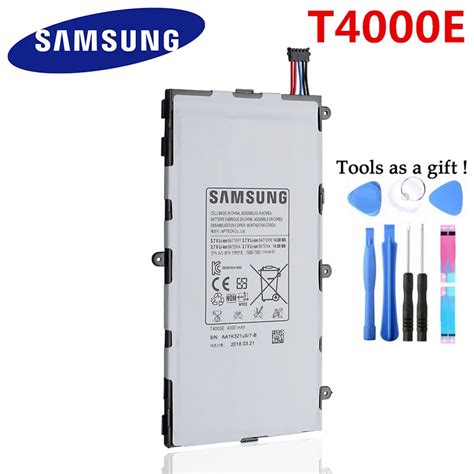 Original Battery For Samsung T4000e 4000mah For Samsung Galaxy Tab3 70 T210 T211 T2105 T217a Sm