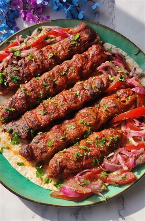 Turkish Chicken Adana Kebab - The Artistic Cook