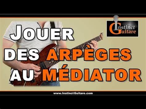 Jouer Des Arp Ges Au M Diator Youtube Accord Guitare Debutant