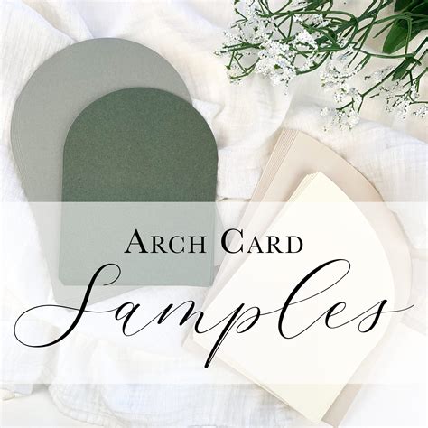 Order A Sample To See And Feel The Quality Of Our Arch Cards What Will