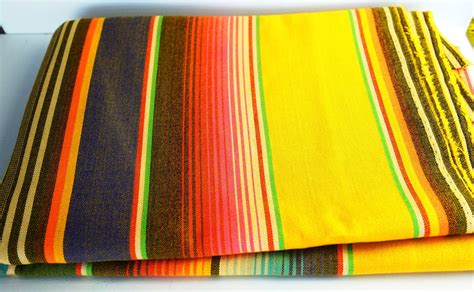 Mexican Rainbow Fabric Sarape Colors. 71 Width by One - Etsy