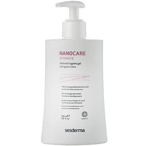 Nanocare Intimate Gel Para La Higiene Ntima Con Acci N Hidratante Y