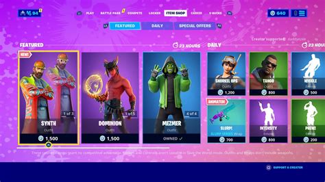 Fortnite New Item Shop Synth Skin Harmonic Flux Pickaxe Flux Flier ...