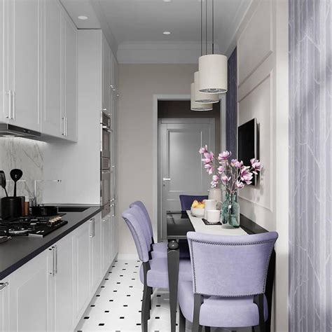 Бело серая кухня в хрущевке (32 фото)