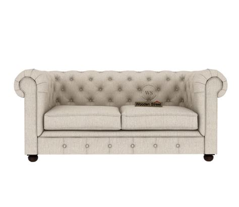 Buy Henry Seater Sofa Cotton Jade Ivory At Off Online Wooden