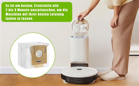 5 Stück Staubbeutel für ECOVACS Deebot Ozmo T8 T8 Aivi T8 T8MAX N8