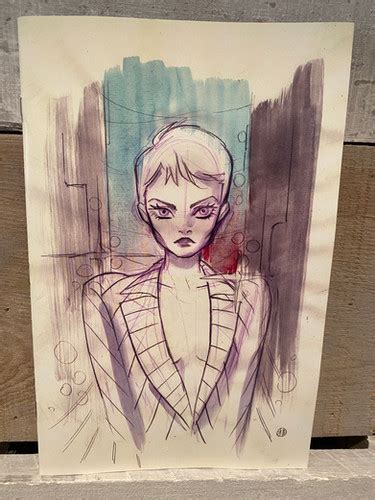 Blade Runner Origins 2 Peach Momoko Virgin Sketch Variant