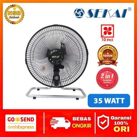 Promo Sekai Desk Wall Tornado Fan 10inch Hfn 1060 2 In1 Kipas Angin